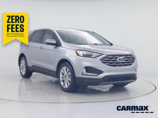 Silver 2024 Ford Edge Titanium