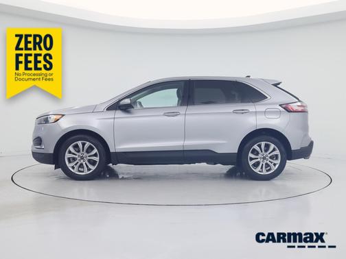 Silver 2024 Ford Edge Titanium