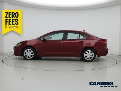 Red 2022 Toyota Corolla LE
