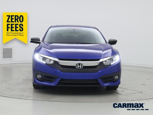 Blue 2017 Honda Civic EX-L