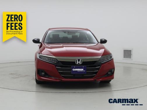 Red 2022 Honda Accord Sport