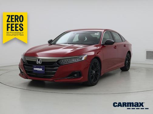 Red 2022 Honda Accord Sport