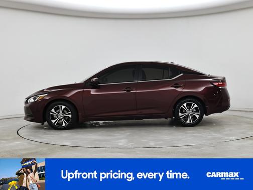 Burgundy 2021 Nissan Sentra SV