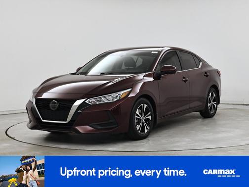 Burgundy 2021 Nissan Sentra SV