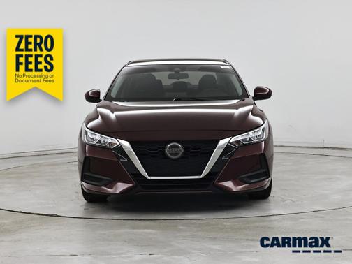 Burgundy 2021 Nissan Sentra SV