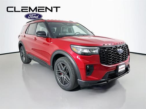 Rapid Red Metallic Tinted Clearcoat 2026 Ford Explorer ST-Line