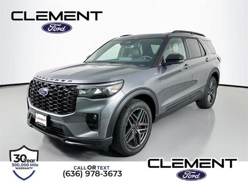 Carbonized Gray Metallic 2026 Ford Explorer ST-Line