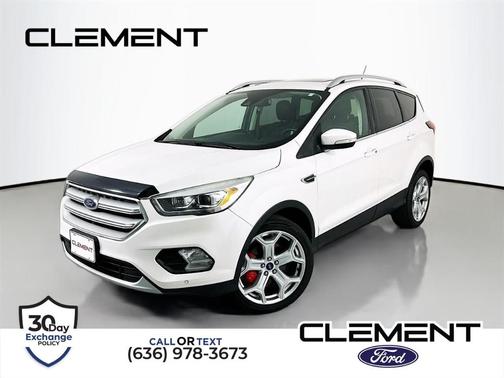 White Platinum 2019 Ford Escape Titanium