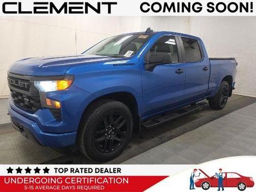 Glacier Blue Metallic 2023 Chevrolet Silverado 1500 Custom
