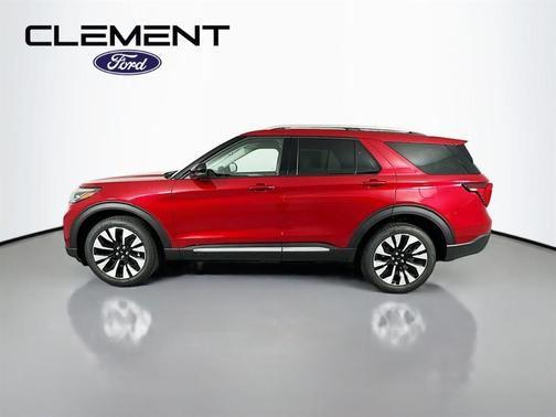 Rapid Red Metallic Tinted Clearcoat 2026 Ford Explorer Platinum