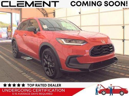 Red 2025 Honda HR-V Sport