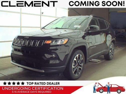 Diamond Black 2022 Jeep Compass Limited