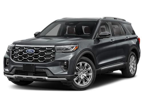 Rapid Red Metallic Tinted Clearcoat 2026 Ford Explorer Platinum