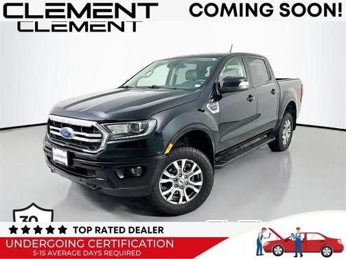 Shadow Black 2023 Ford Ranger Lariat