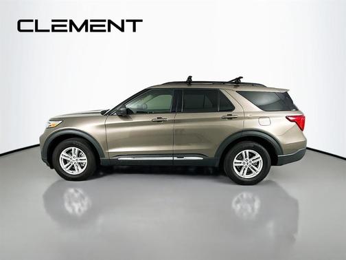 Stone Gray 2021 Ford Explorer XLT