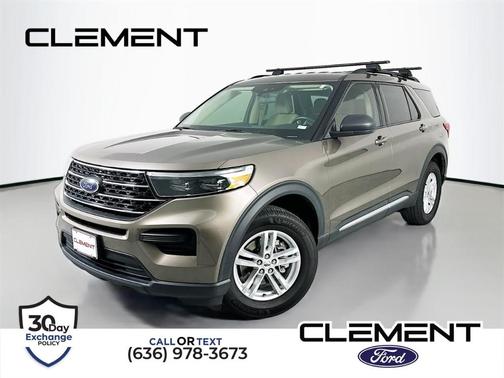 Stone Gray 2021 Ford Explorer XLT