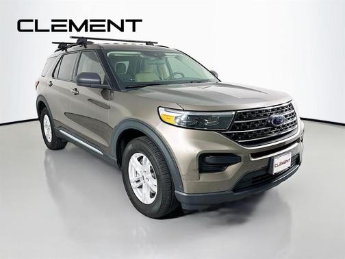 Stone Gray 2021 Ford Explorer XLT