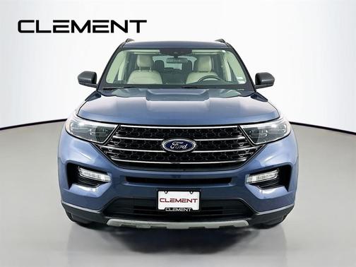 Blue Metallic 2021 Ford Explorer XLT