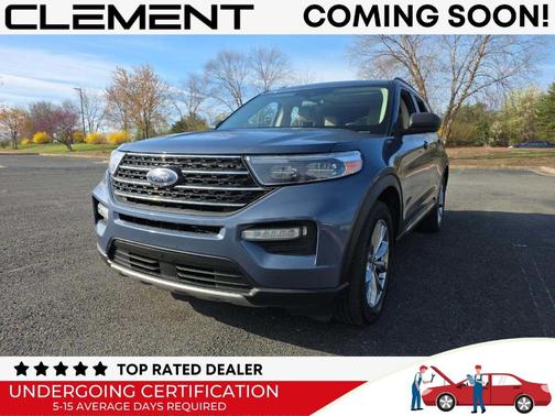 Blue Metallic 2021 Ford Explorer XLT