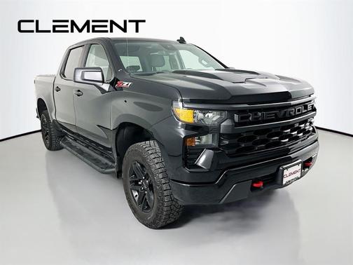Black 2023 Chevrolet Silverado 1500 Custom Trail Boss