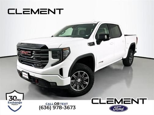 Summit White 2025 GMC Sierra 1500 AT4