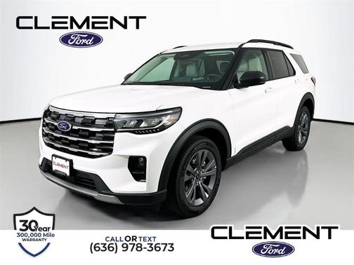 Star White 2026 Ford Explorer Active