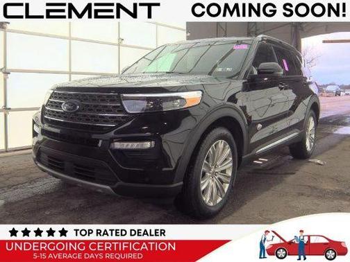 Agate Black Metallic 2023 Ford Explorer King Ranch