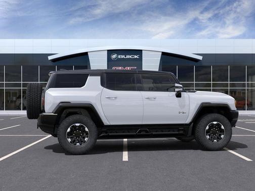 Interstellar White 2025 GMC HUMMER EV SUV 2X