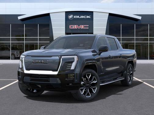Deep Ocean Metallic 2025 GMC Sierra EV Extended Range Denali