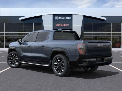 Deep Ocean Metallic 2025 GMC Sierra EV Extended Range Denali