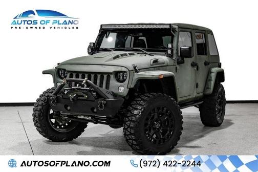 Green 2017 Jeep Wrangler Unlimited Sport