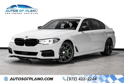 White 2019 BMW 540 i