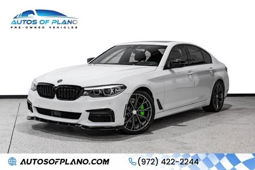 White 2019 BMW 540 i