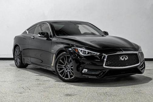 Midnight Black 2017 INFINITI Q60 3.0T Red Sport 400