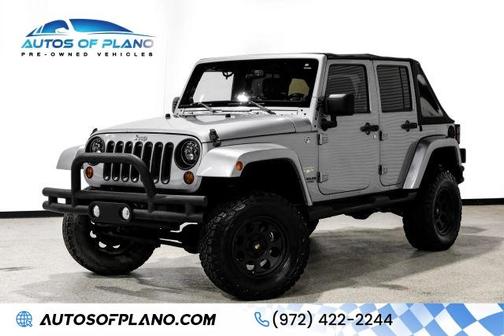 Silver 2013 Jeep Wrangler Unlimited Sahara