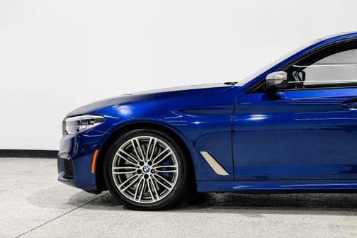 Blue 2019 BMW M550 i xDrive
