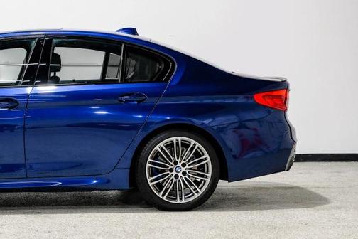 Blue 2019 BMW M550 i xDrive