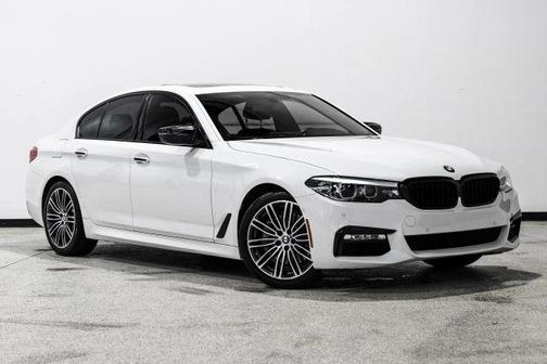 White 2018 BMW 540 i