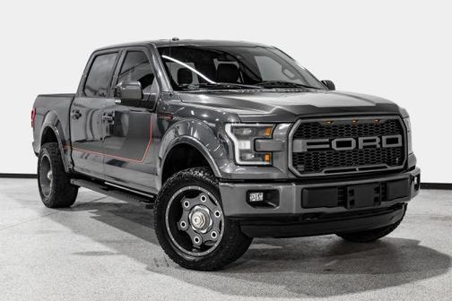 Gray 2016 Ford F-150 Lariat