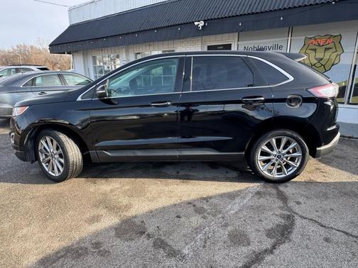 Shadow Black 2018 Ford Edge Titanium
