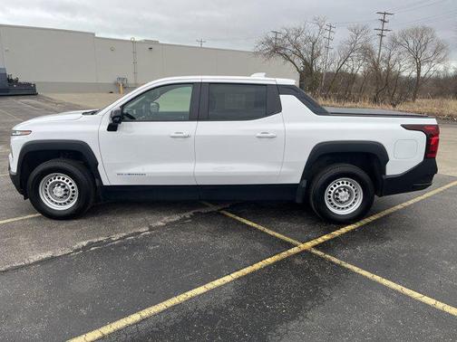 Summit White 2025 Chevrolet Silverado EV Work Truck