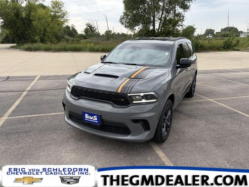 Destroyer Gray Clearcoat 2023 Dodge Durango Hemi Orange AWD