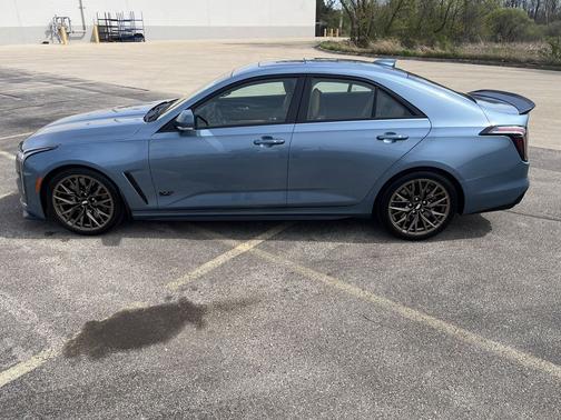 Midnight Steel Metallic 2024 Cadillac CT4-V V-Series Blackwing