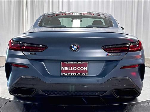 Frozen Barcelona Blue Metallic 2019 BMW M850 xDrive