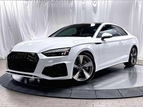 Glacier White Metallic 2021 Audi A5 45 S line Premium Plus