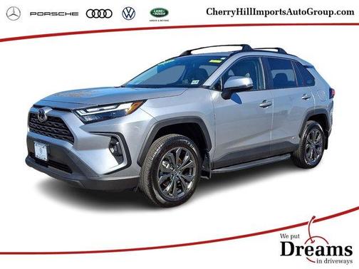 Silver Sky Metallic 2025 Toyota RAV4 Hybrid XLE Premium