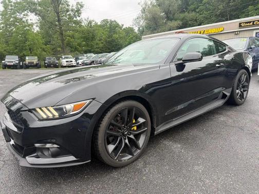 Black 2016 Ford Mustang EcoBoost Premium