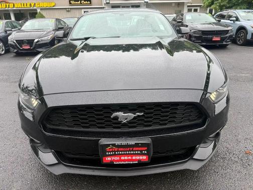 Black 2016 Ford Mustang EcoBoost Premium