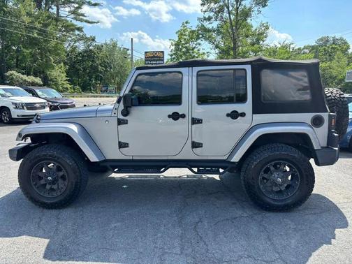 Silver 2015 Jeep Wrangler Unlimited Sahara