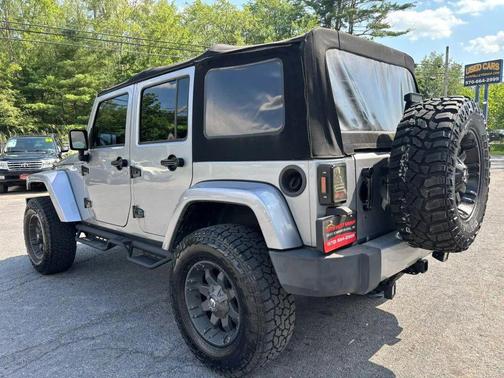 Silver 2015 Jeep Wrangler Unlimited Sahara